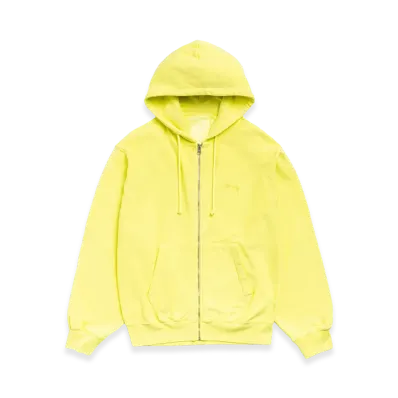 Stussy Lightweight Terry Zip Hoodie "Yellow"