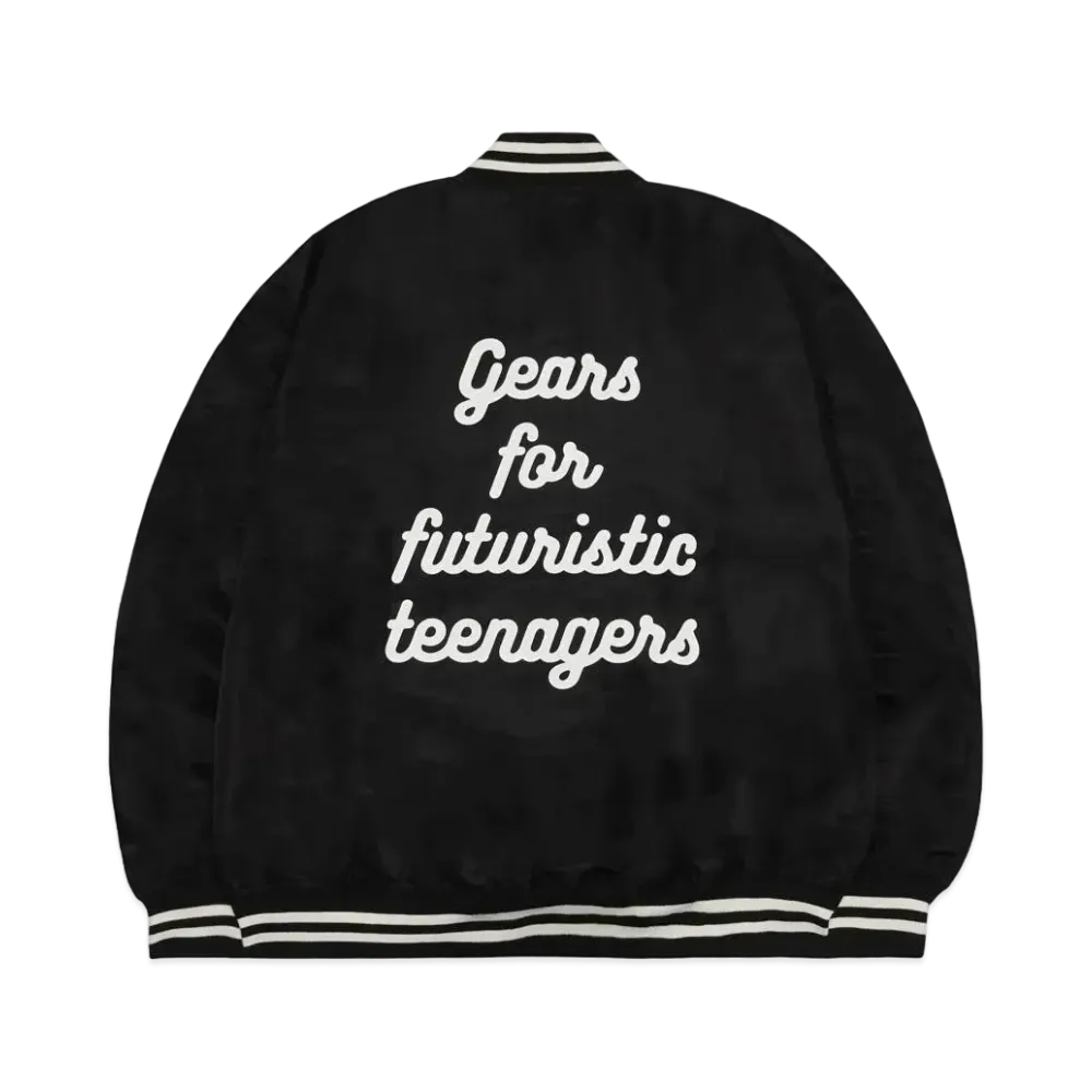 HUMAN MADE NYLON STADIUM JACKET "Black"
