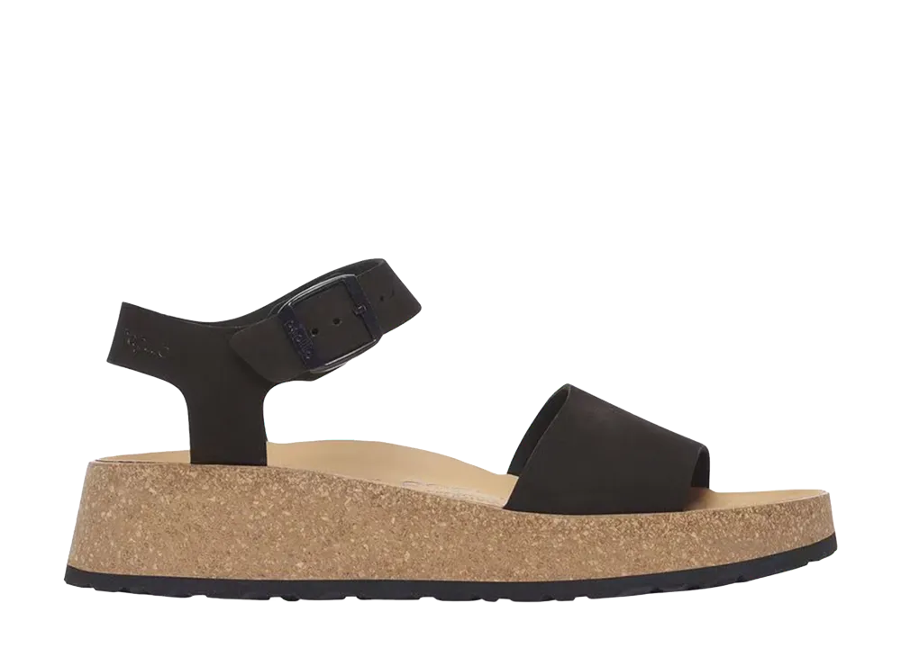 BIRKENSTOCK Women's Glenda Nubuck Leather "Black"