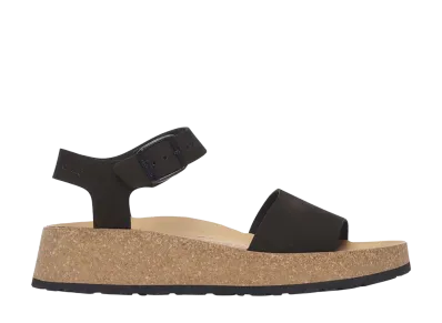 BIRKENSTOCK Women's Glenda Nubuck Leather "Black"
