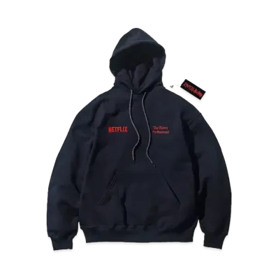 ENNOY Stylistshibutsu x Netflix 23AW Hoodie "Black/Netflix Red"