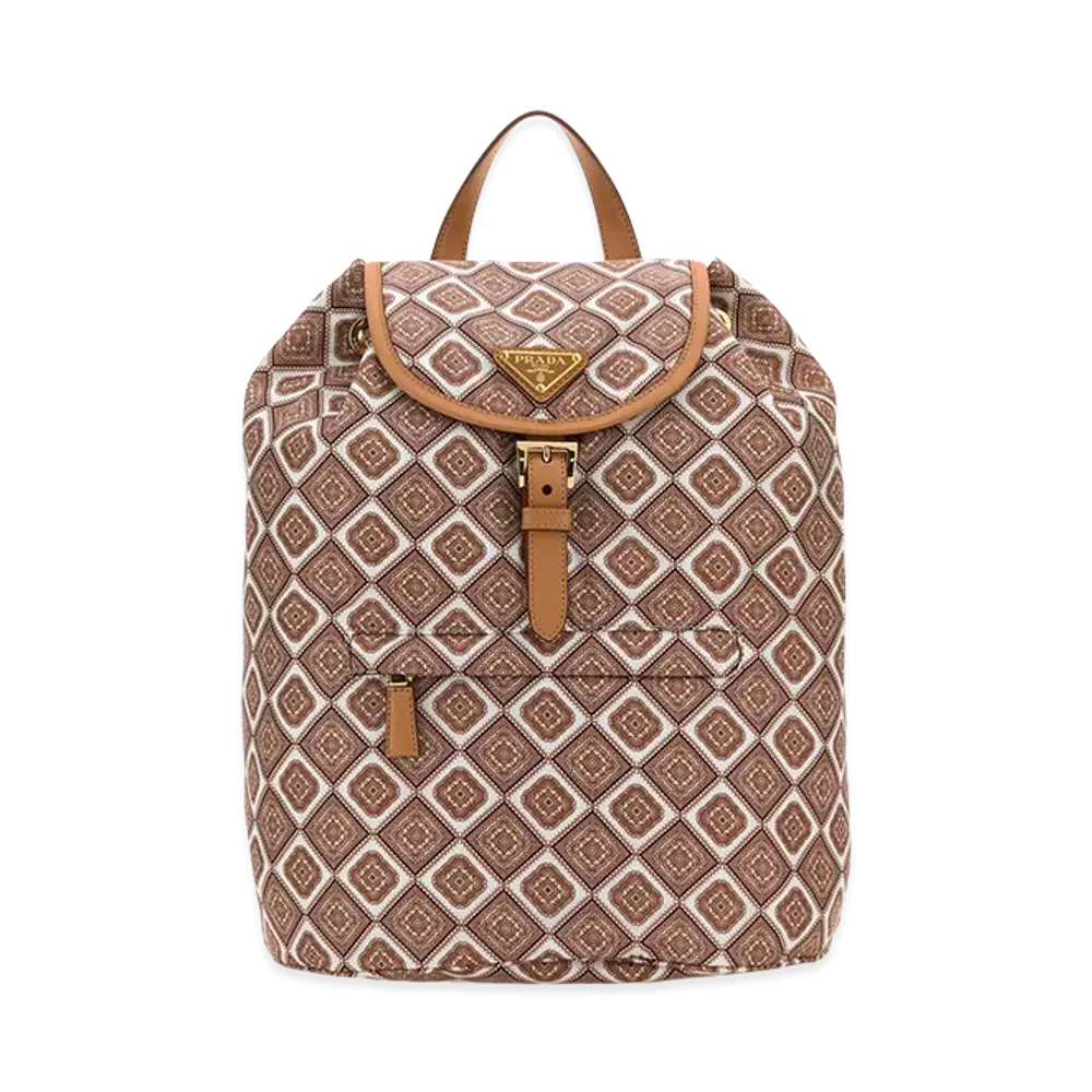 PRADA Women's Re-Nylon Backpack "Printed"