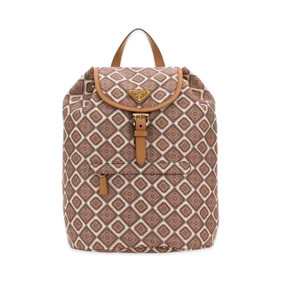 PRADA Women's Re-Nylon Backpack "Printed"