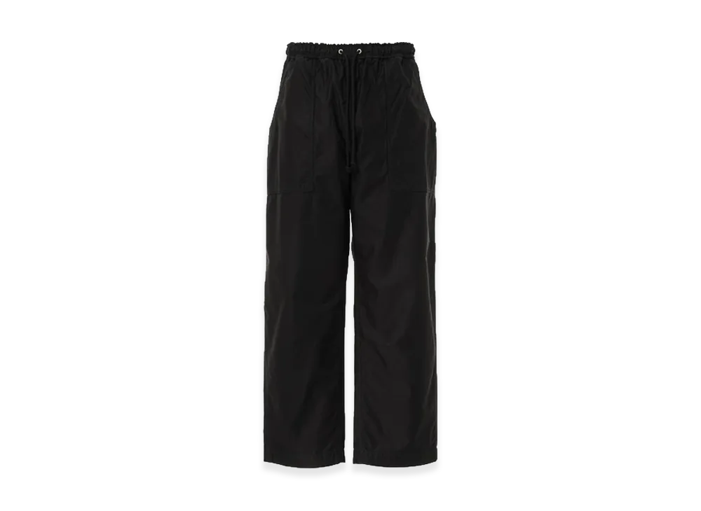 COMME des GARCONS HOMME Cotton Satin Easy Pants "Black"
