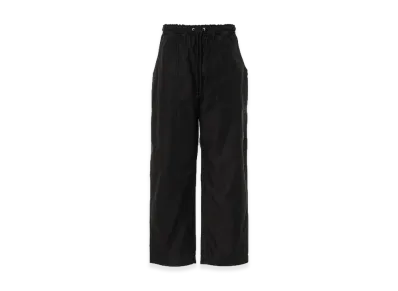 COMME des GARCONS HOMME Cotton Satin Easy Pants "Black"