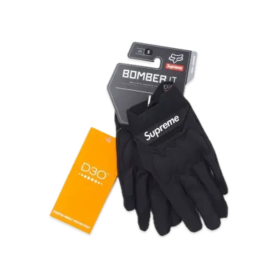 Supreme x Fox Racing Bomber LT Gloves "Black"