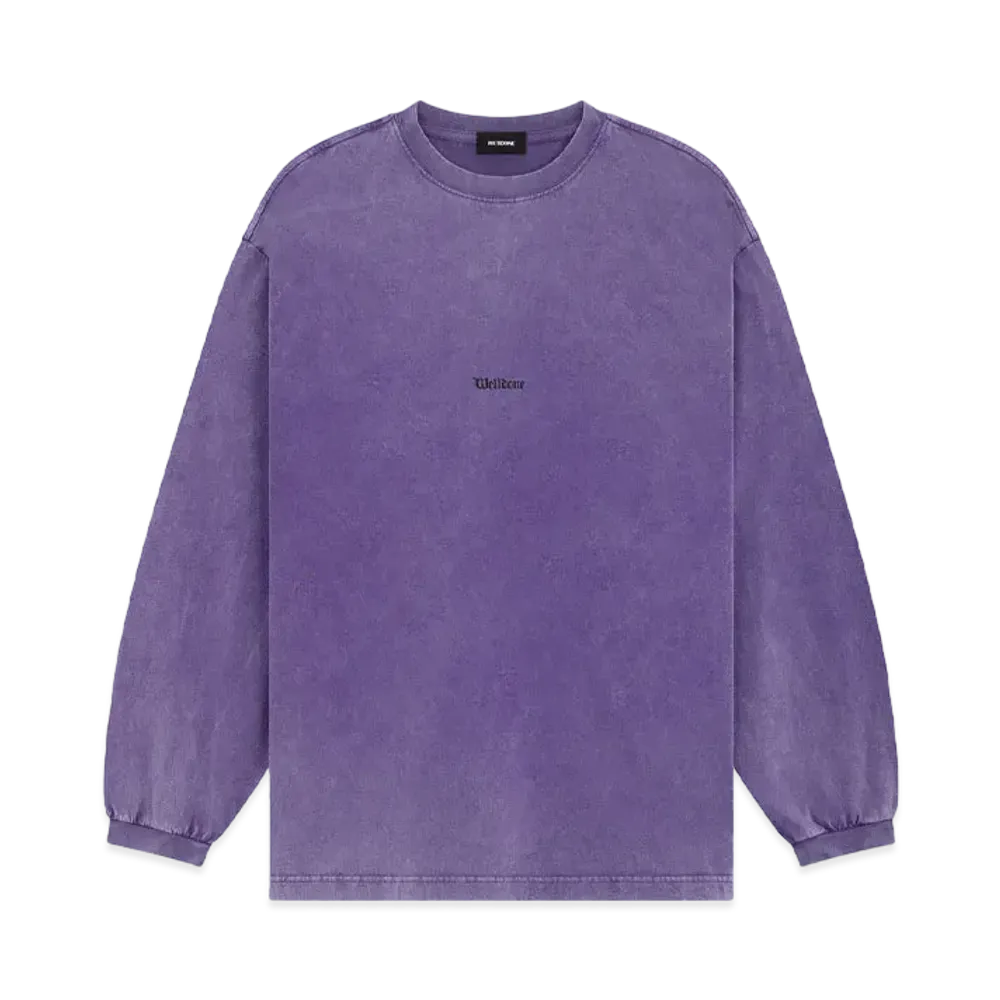 WE11DONE Horror T-shirt "Purple"