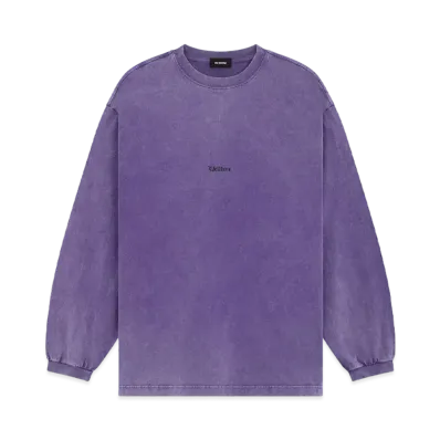 WE11DONE Horror T-shirt "Purple"