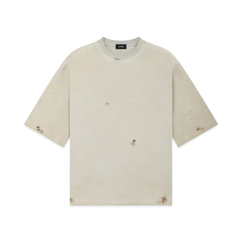 WE11DONE Washed T-shirt "Beige"