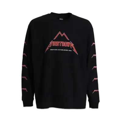 FIRST DOWN METAL L/S T "Black"