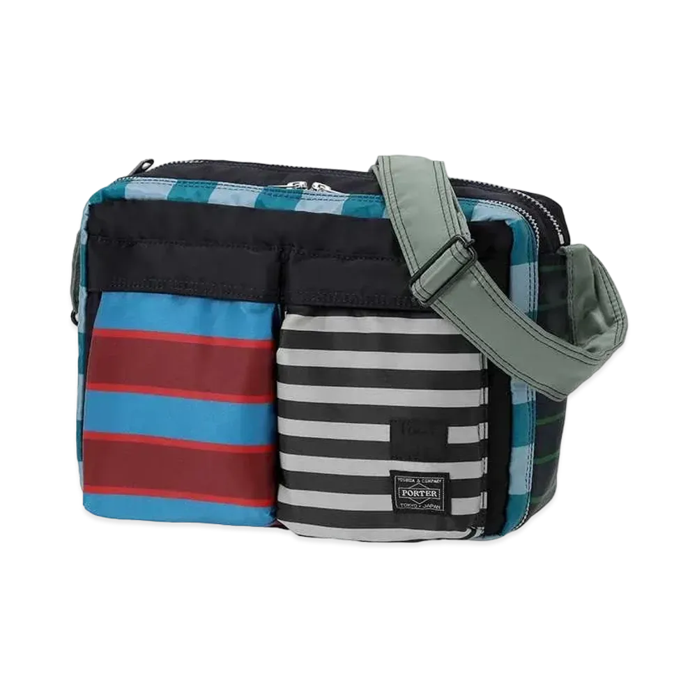 PORTER x Paul Smith Shoulder Bag "Red"