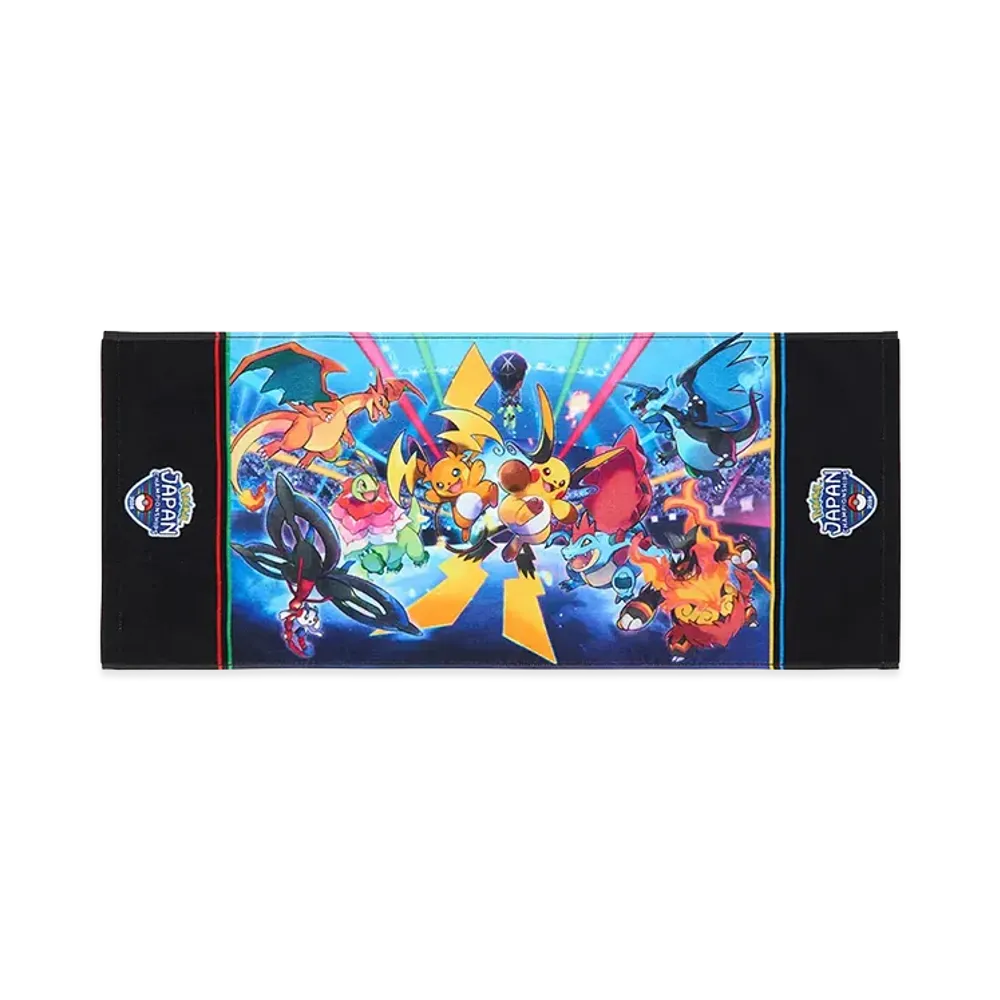Pokemon Japan Championships 2026 PJCS2026 Commemoration Face Towel "Black"