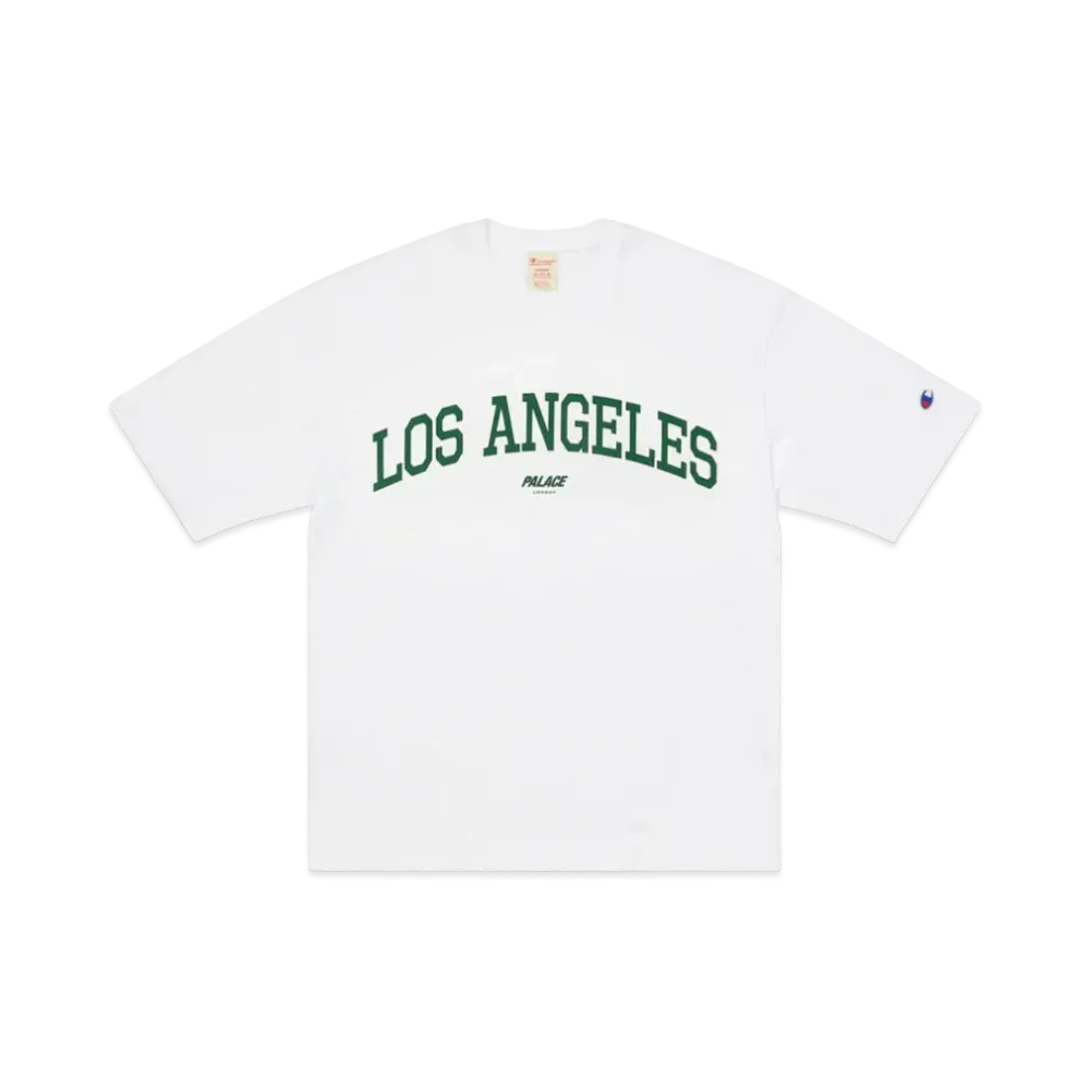 PALACE x Champion Shop T-Shirt "Los Angeles White"