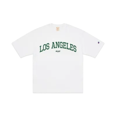 PALACE x Champion Shop T-Shirt "Los Angeles White"