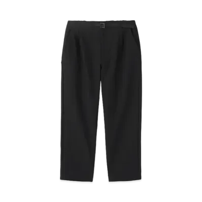 Goldwin One Tuck Tapered Ankle Pants (Unisex) "Black"