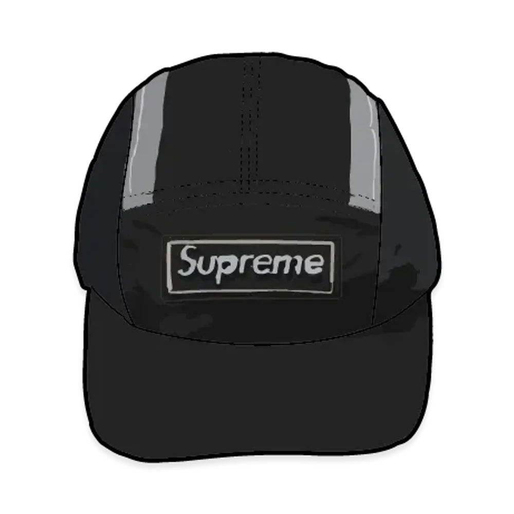 Supreme Side Mesh Camp Cap "Black"