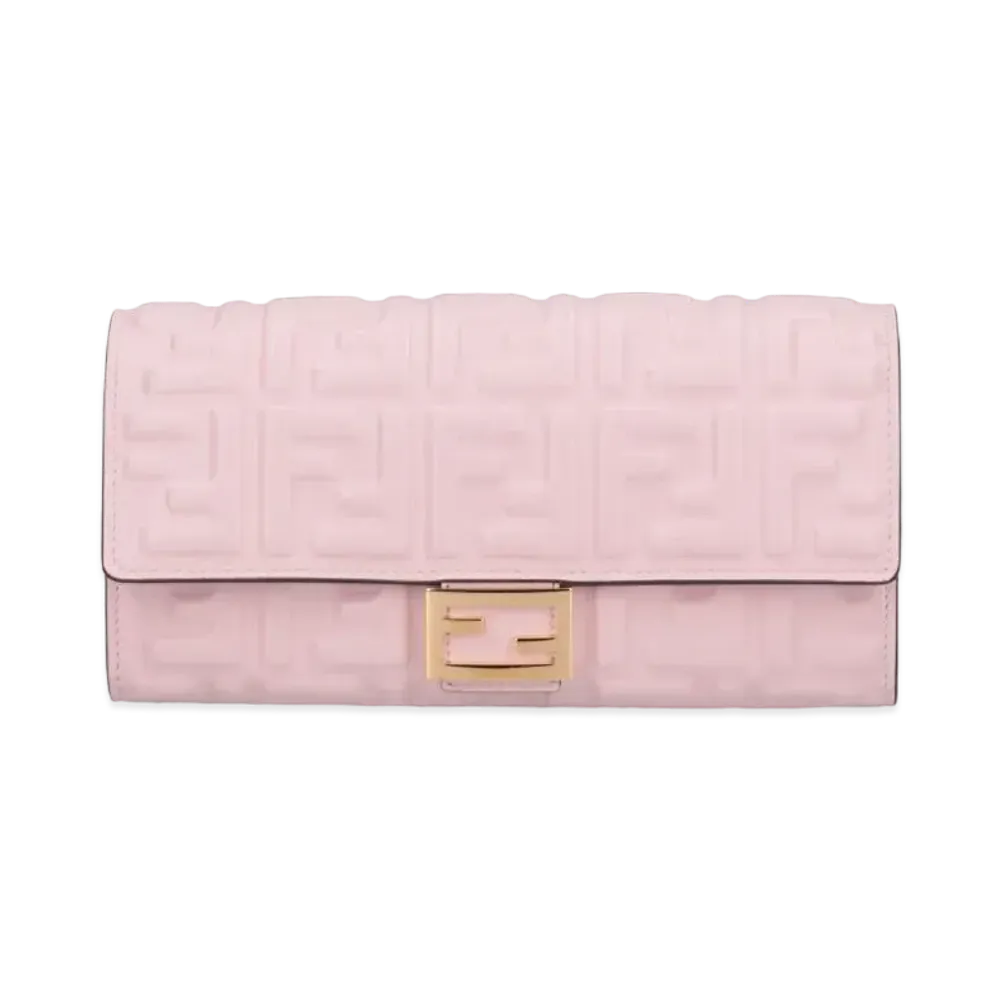 FENDI Continental Wallet Leather "Pink"