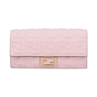 FENDI Continental Wallet Leather "Pink"