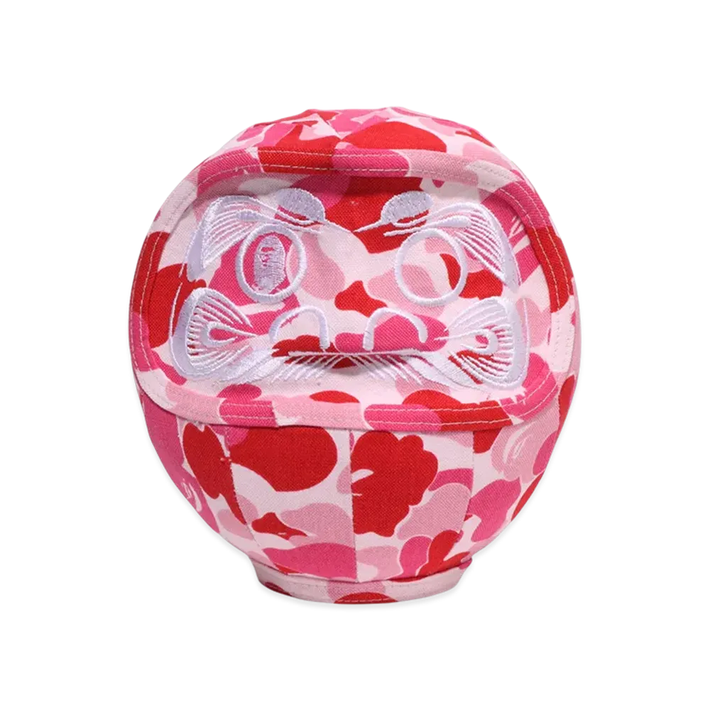 A BATHING APE x MIKAZUKISHOTEN ABC Camo Daruma "Pink"