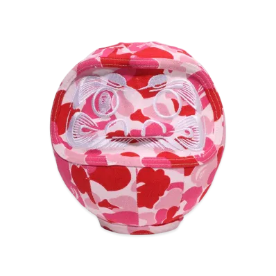 A BATHING APE x MIKAZUKISHOTEN ABC Camo Daruma "Pink"
