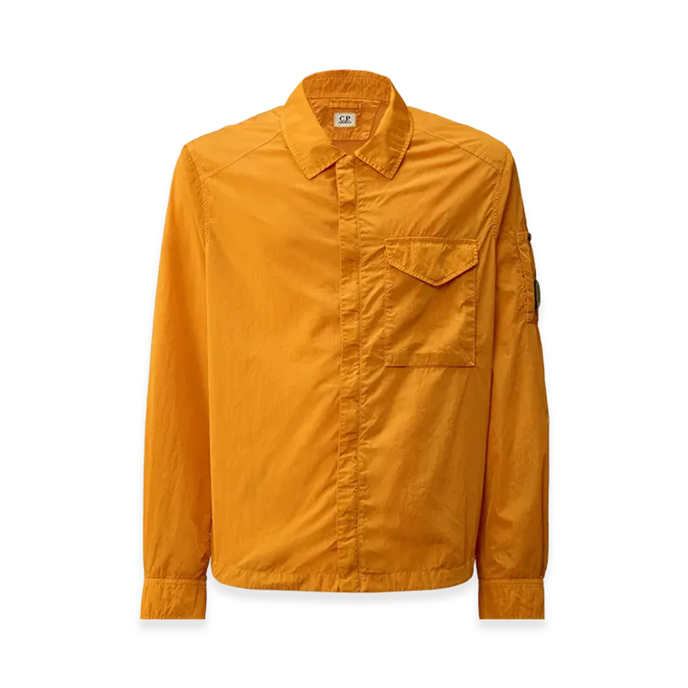 C.P. Company Chrome-R Zipped Lens Overshirt "Desert Sun Orange"