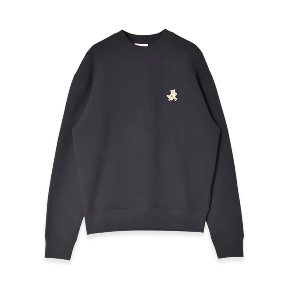 Maison Kitsune Speedy Fox Patch Comfort Sweatshirt "Black"