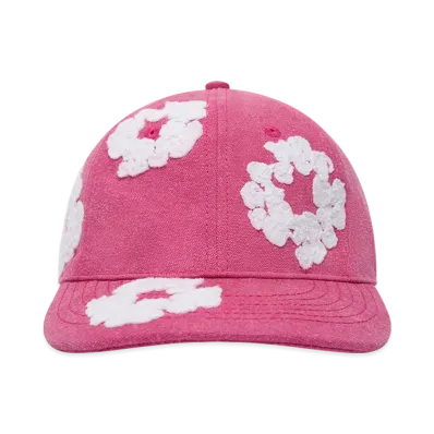 DENIM TEARS Cotton Wreath Dyed Cap "Pink"