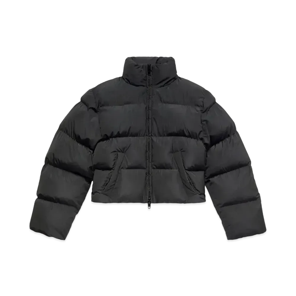 BALENCIAGA MENS Shrunk Puffer "Black"