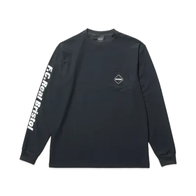 F.C.Real Bristol Authentic Team L/S Pocket Top "Black"