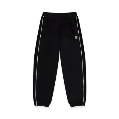 BlackEyePatch OG Label Piped Velour Track Pants "Black"