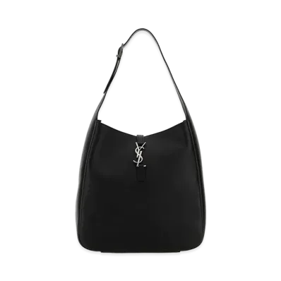 Saint Laurent Women's Leather Le 5 A 7 Shoulder Bag "Black"