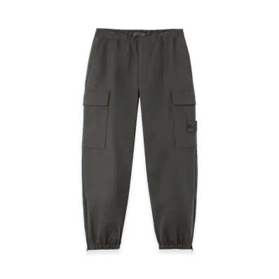Stone Island 3100021 Wool Nylon Flannel Ghost Relaxed Fit Cargo Pants "Dark Gray"