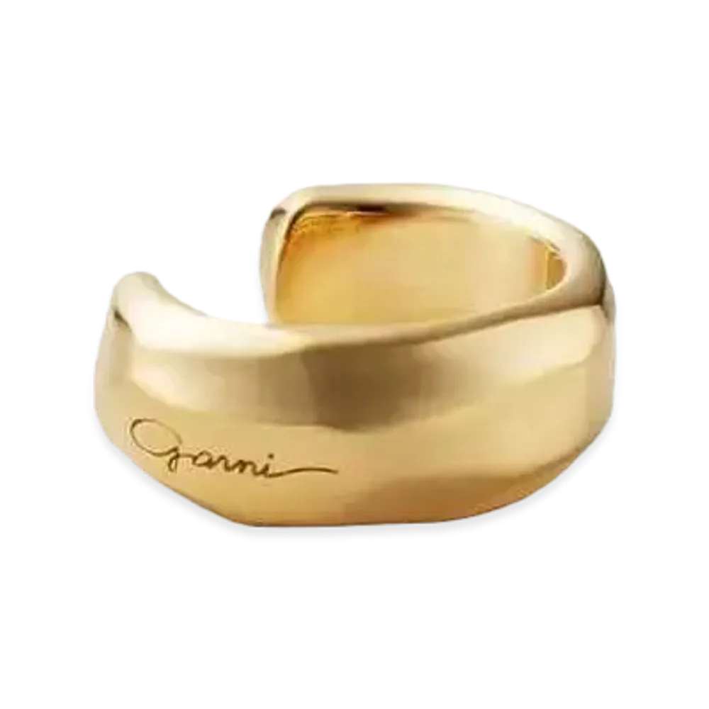 GARNI Crockery Ring Ear Cuff "GOLD"