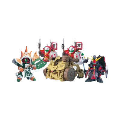 SD Gundam Sangokuden 031 Shin DianWei Asshimar Kaku Ashtaron Castle Attack Model Set