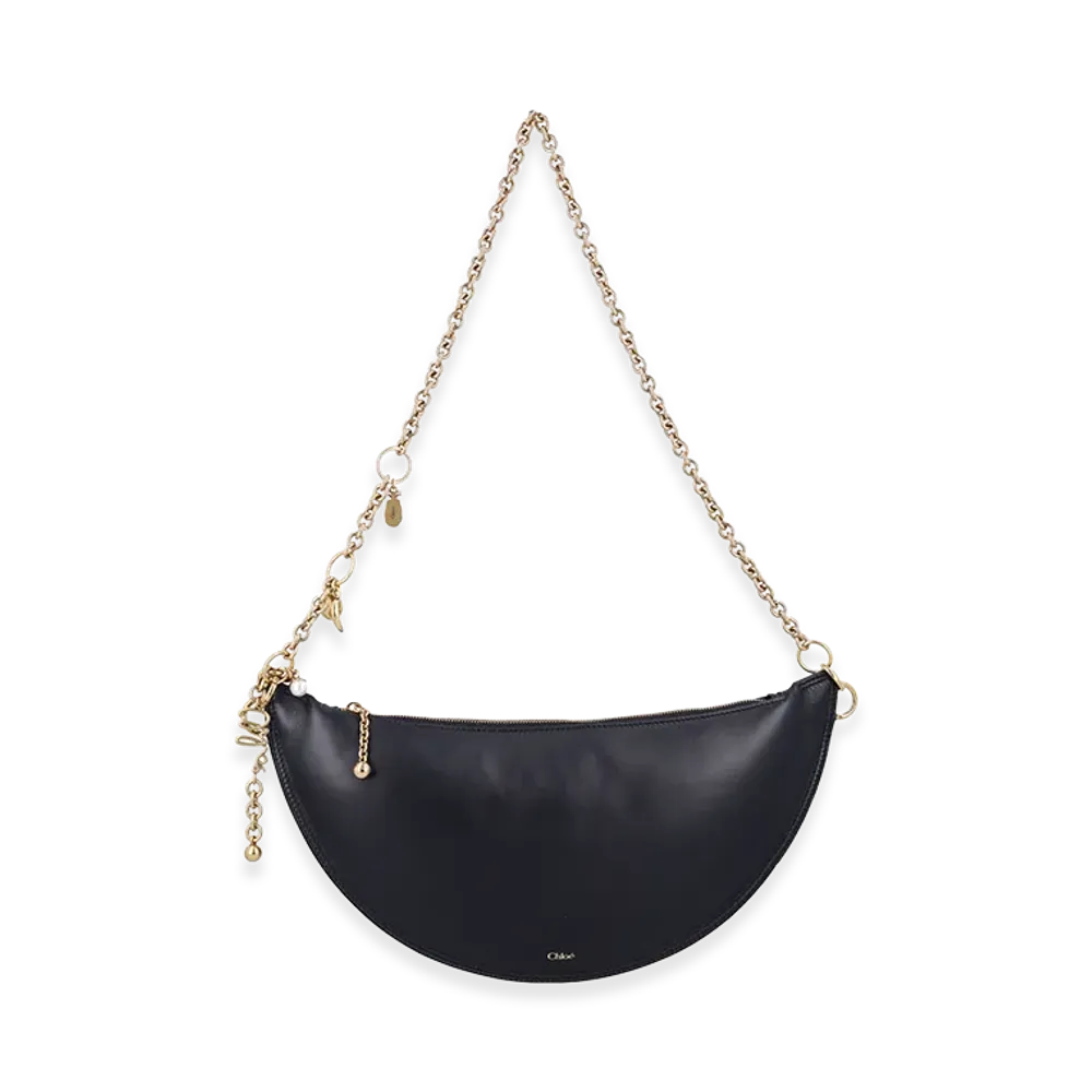 Chloe Women's Nappa Leather Icons Shoulder Bag "Black"