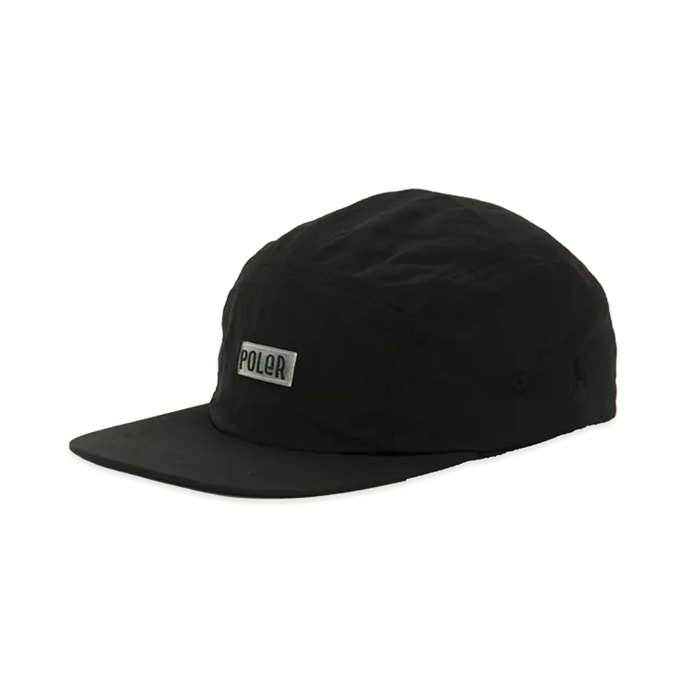 POLeR Furry Font Nylon 5P Cap "Black"