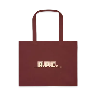 A.P.C. Diane Lny 25 Shopping Bag "Wine Red"