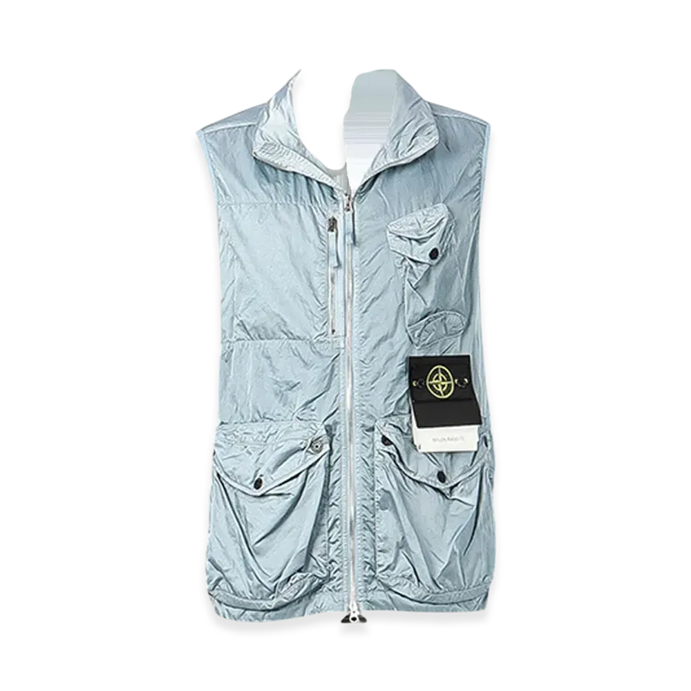 Stone Island G0430 Lasso TC Utility Vest - 21SS "Mid Blue"