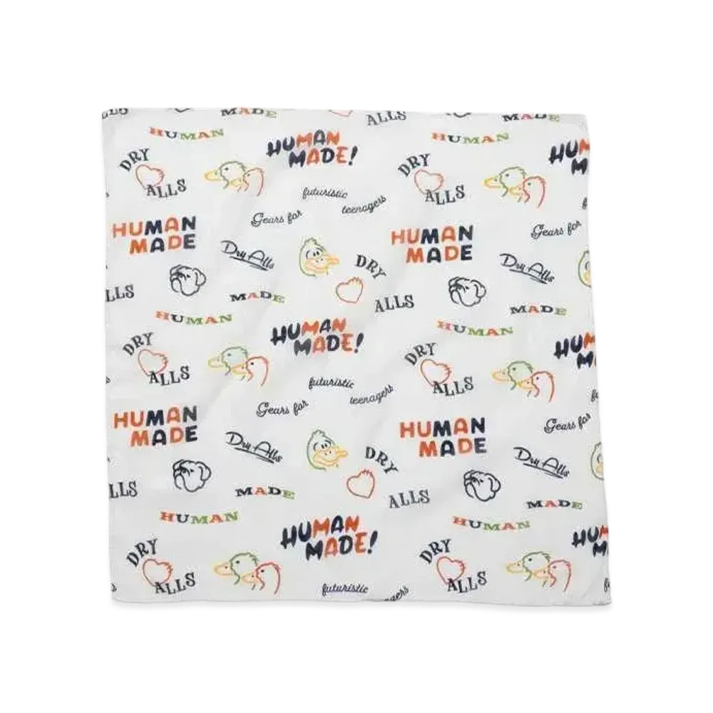 HUMAN MADE Big Bandana #2 "White"