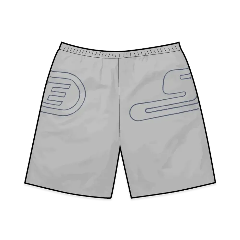 Supreme Big Logo Nylon Short "Grey"