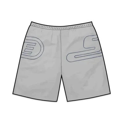 Supreme Big Logo Nylon Short "Grey"