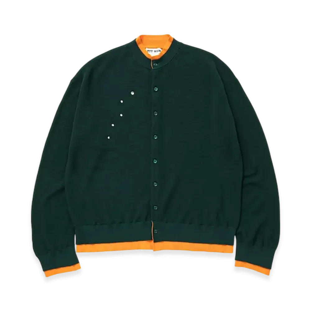 TTTMSW Layered Knit Cardigan "Green"