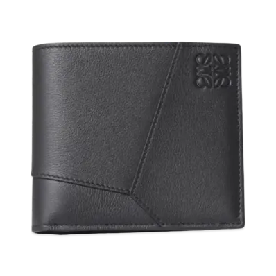 LOEWE Puzzle Bifold Wallet Classic Calf "Black"