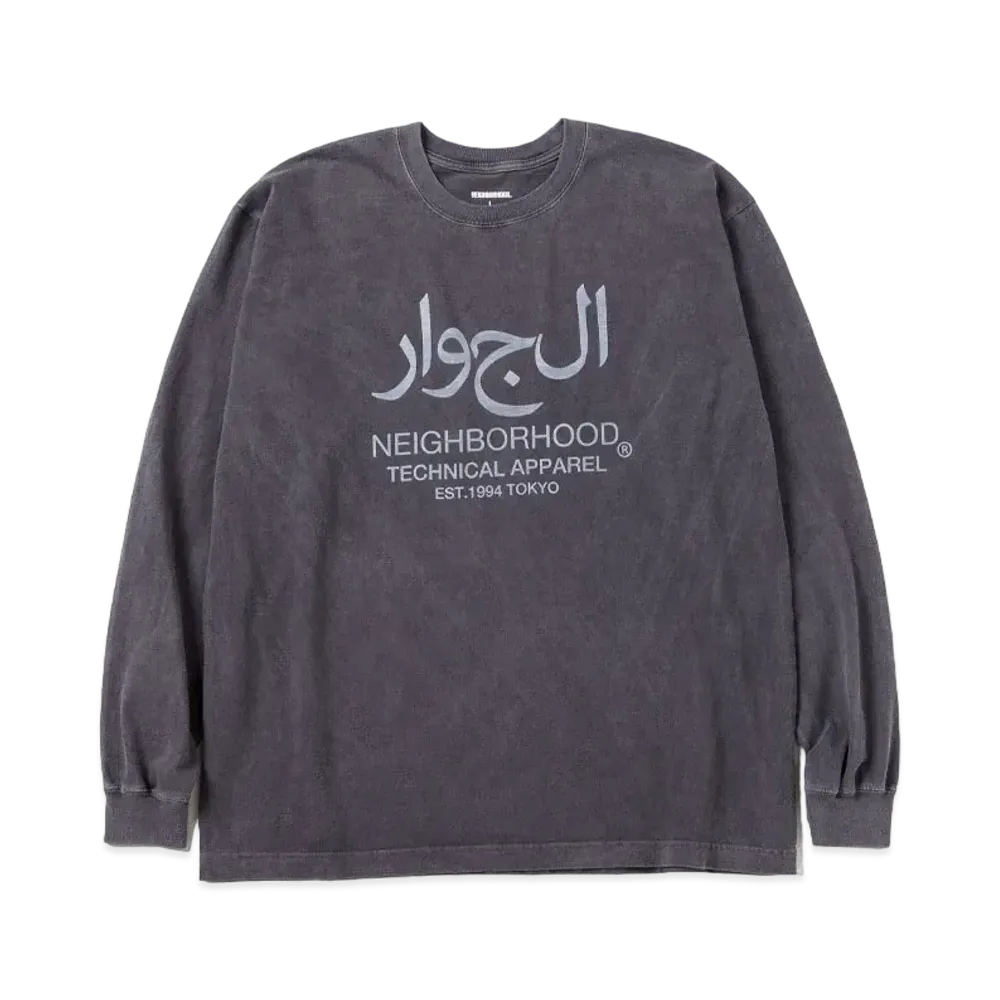 NEIGHBORHOOD NH . Tee LS-15 "Black"