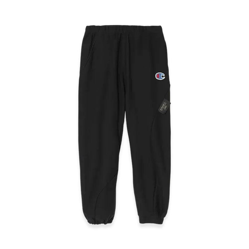 UNDERCOVER x Champion Cotton Polyester Fleece Lined Sweatpants "Black"