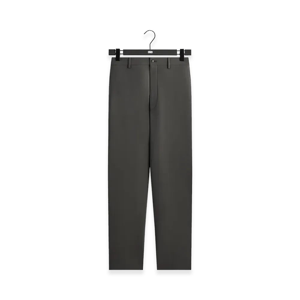 Kith &Kin x Giorgio Armani Milano Crepe Flat Front Trouser "Dark Ash"