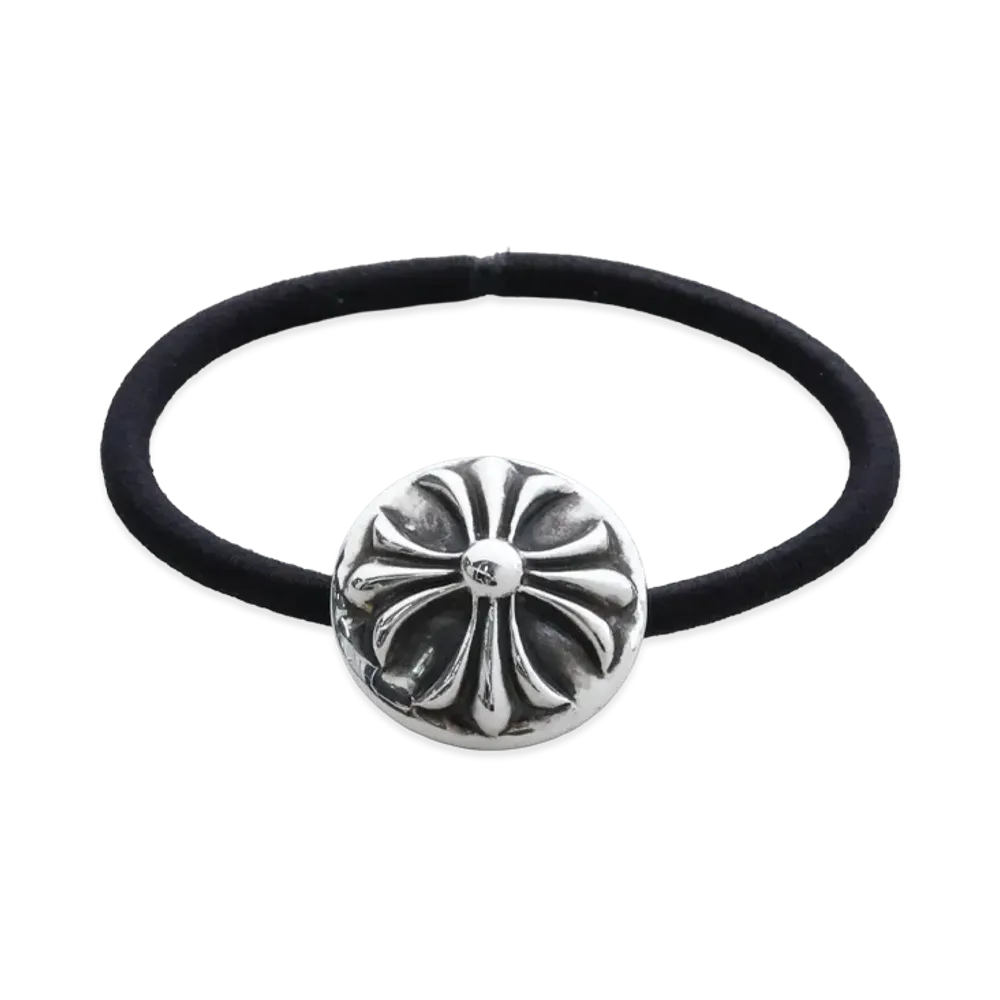 Chrome Hearts Cross Ball Hair Band "Black"