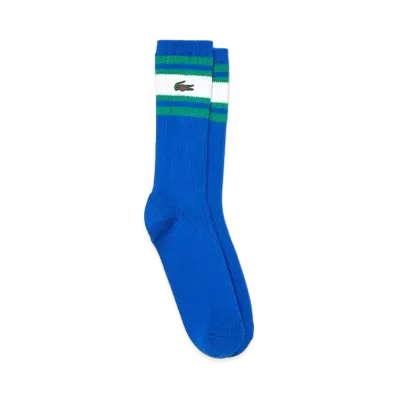 LACOSTE x CLOT Crocodile Socks "Blue"