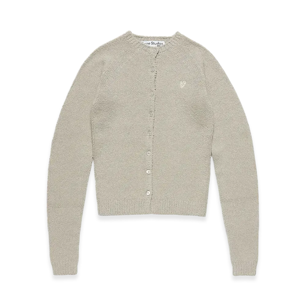 Acne Studios Button-Up Cardigan "Ash Grey"