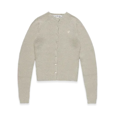 Acne Studios Button-Up Cardigan "Ash Grey"